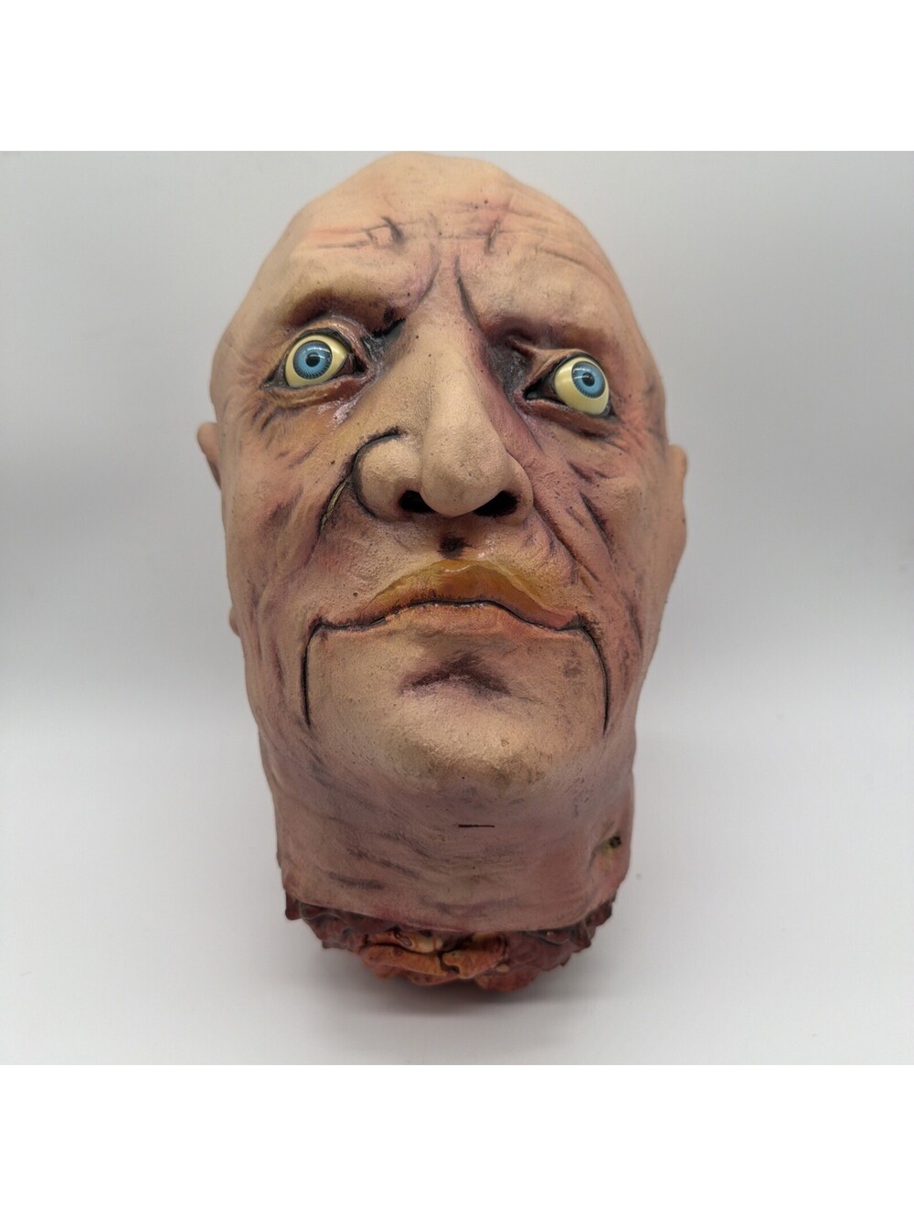 Severed Head Prop Realistic Haunted House Haunt Halloween Spooky Rubber Scary